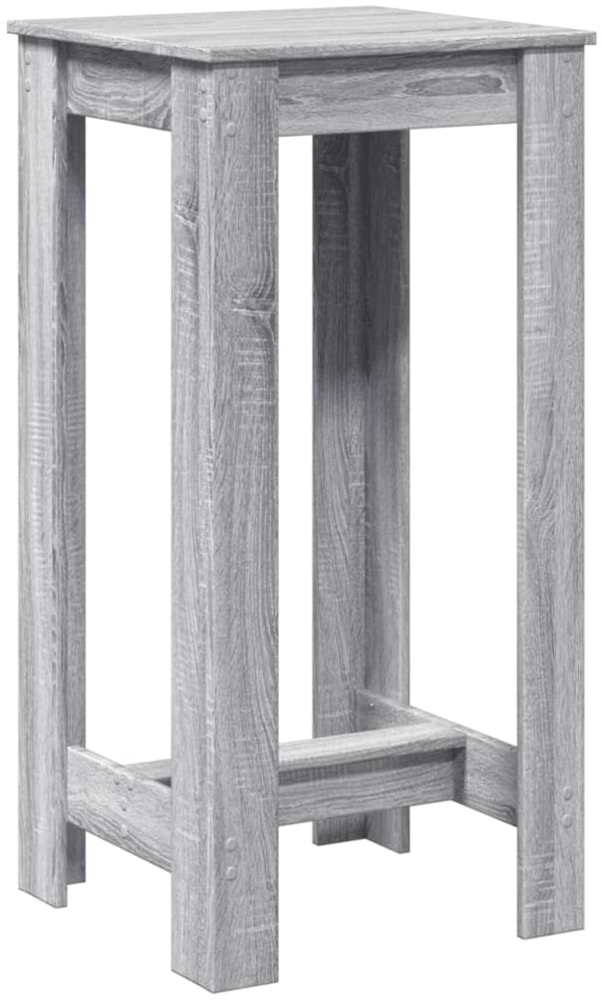 vidaXL Bartisch Grau Sonoma 51x50x103,5 cm Holzwerkstoff 854405 Bild 1