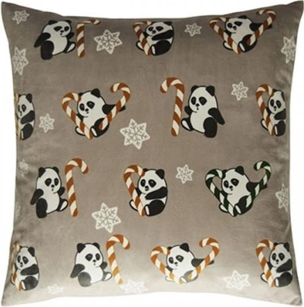 pad Kissenhülle Panda Taupe (45x45cm) 10338-C50-4545 Bild 1