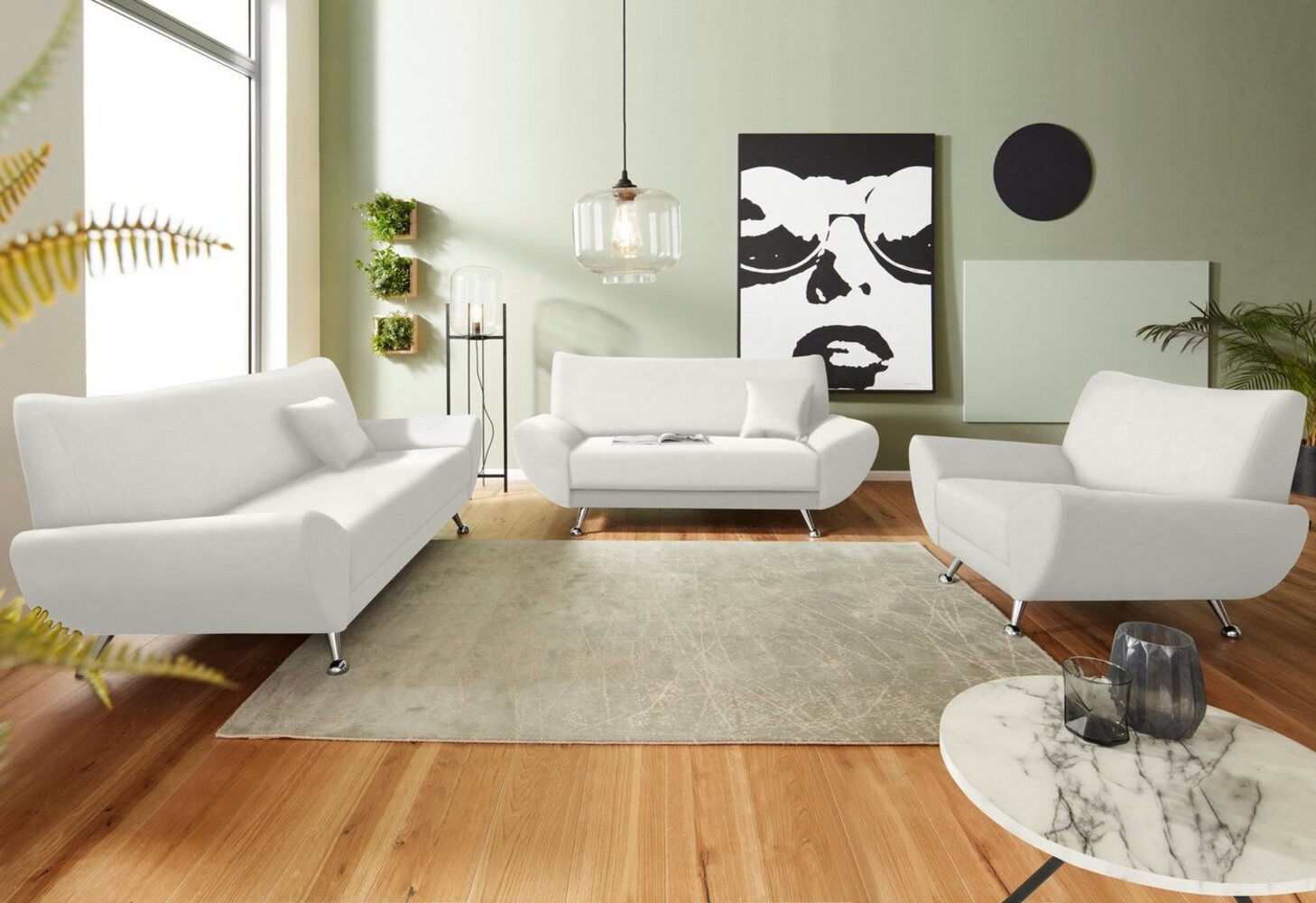 INOSIGN Polstergarnitur Saltare elegant und komfortabel, OTTOs Choice, 3-2-1, (3-tlg) Bild 1