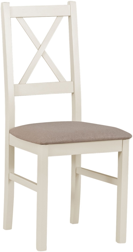 Selsey 'Trunos' Esszimmerstuhl mit Polstersitz, Beige/Greige Bild 1