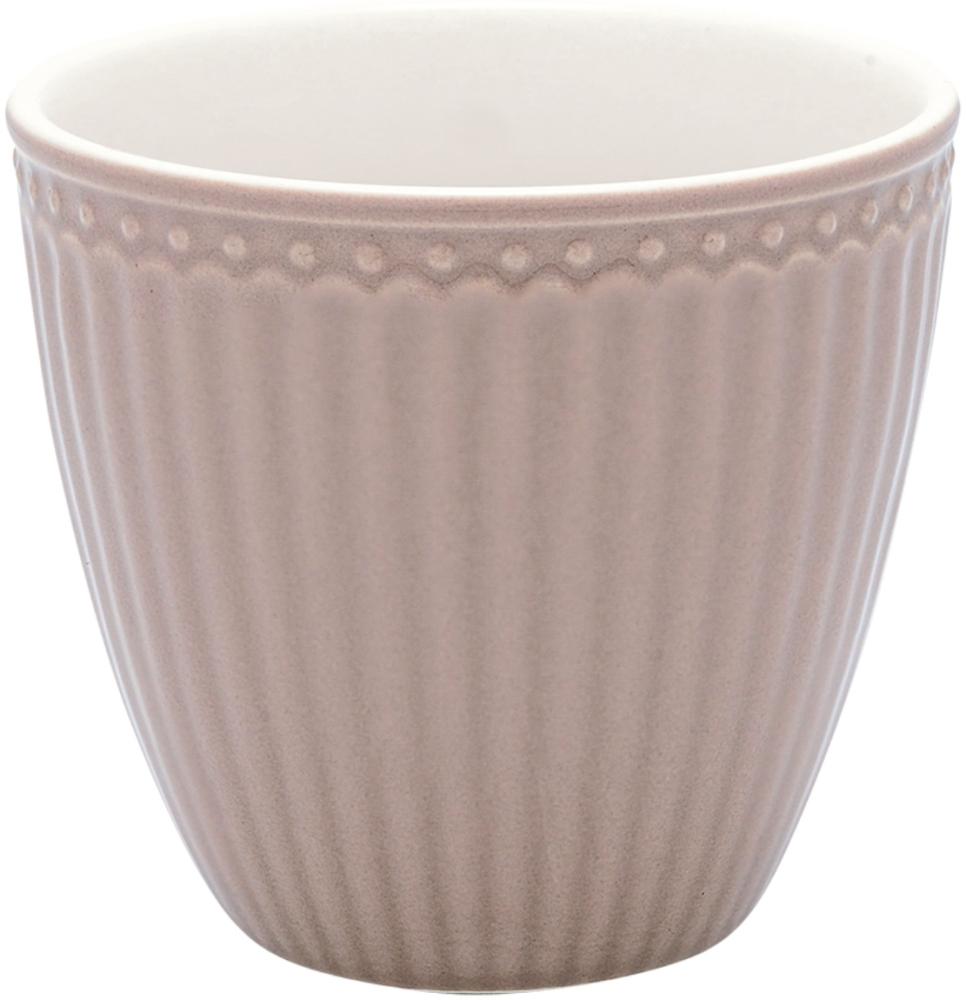 Greengate Latte Cup Alice Hazelnut Brown Tasse Steingut Braun Bild 1