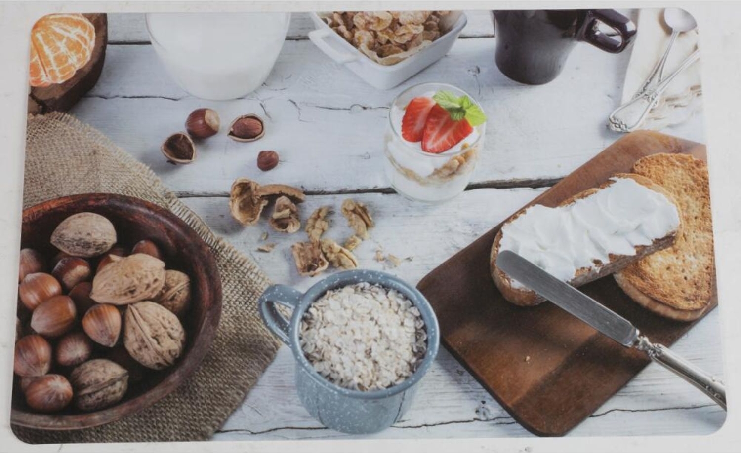 12x Platzset 43x28cm Untersetzer Tischschutz Glas Gläser Küchen Topf Teller Bild 1