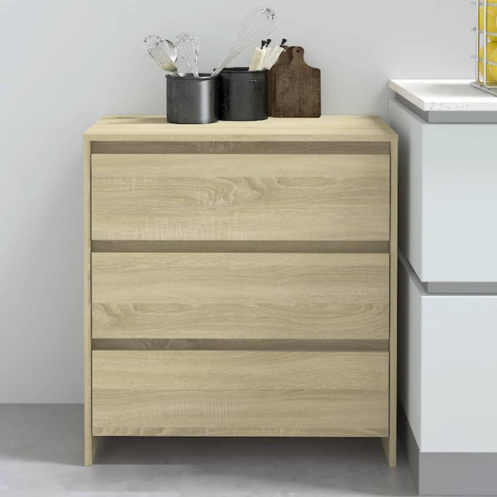 vidaXL Sideboard Sonoma-Eiche 70x41x75 cm Holzwerkstoff 809749 Bild 1