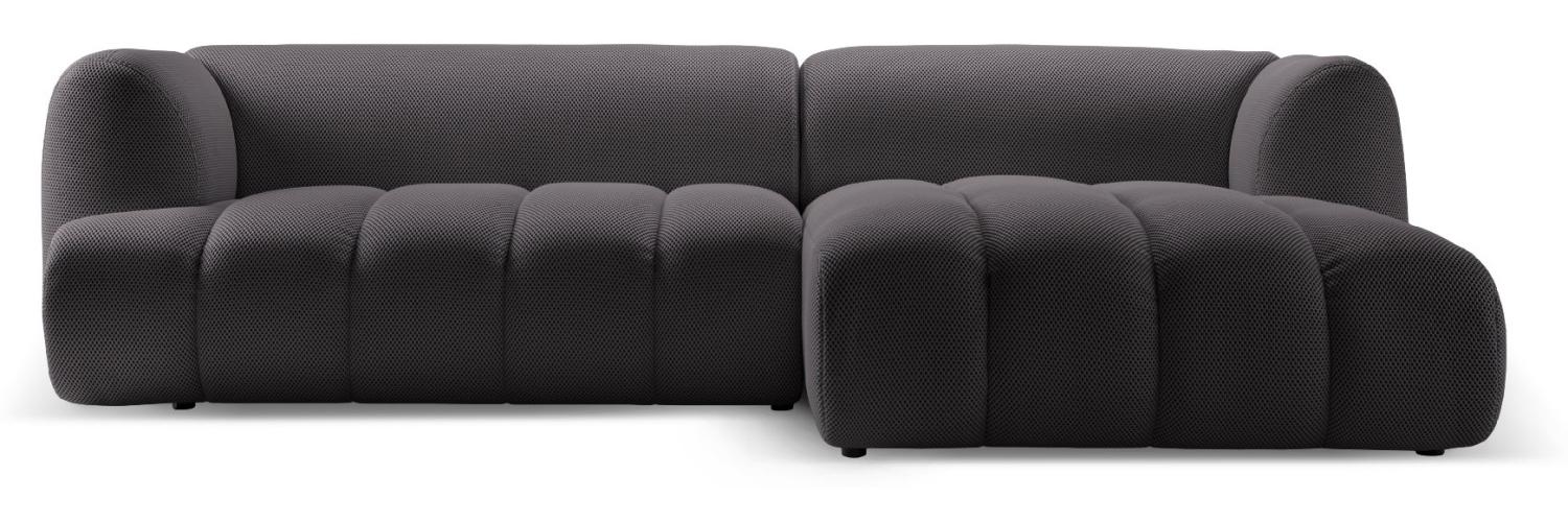 Micadoni Modulares Ecksofa Harry 4-Sitzer Rechts 3D-Stoff Espresso Bild 1