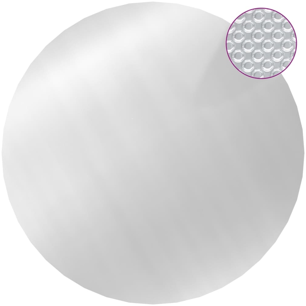 vidaXL Poolabdeckung Silbern 300 cm PE 93084 Bild 1