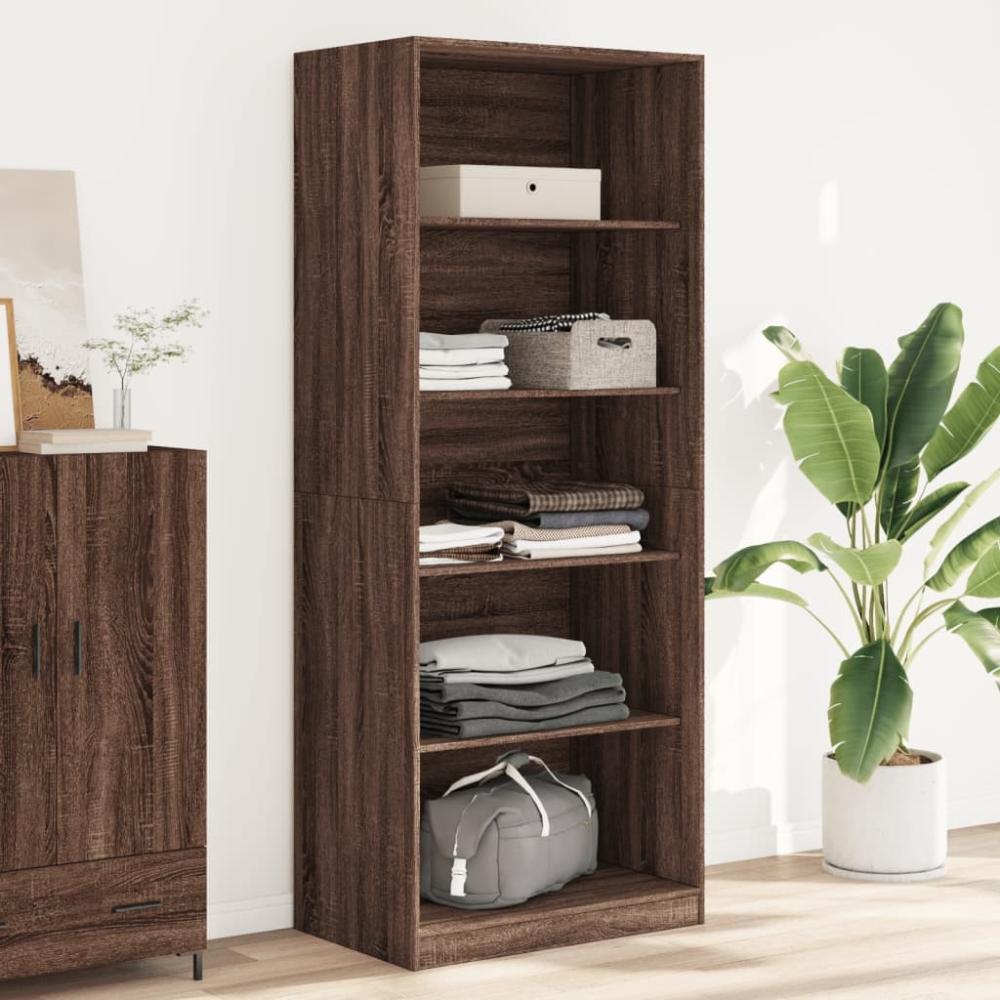 vidaXL Kleiderschrank Braun Eichen-Optik 80x50x200 cm Holzwerkstoff 3307726 Bild 1