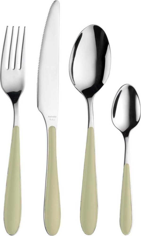 PINTINOX Besteck-Set Canaletto (24-tlg), 6 Personen, Edelstahl 18/10, mit Kunststoffgriff, spülmaschinengeeignet Bild 1