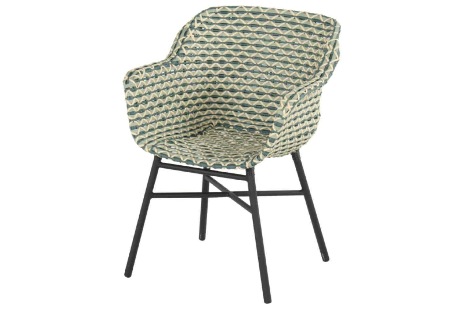 Delphine Dining Sessel (carbon black / emerald green) Bild 1