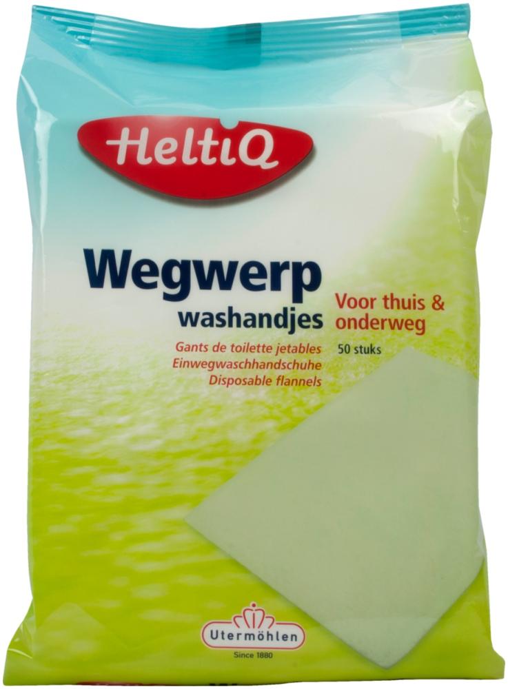 HeltiQ Einweg-Waschlappen Blau Bild 1