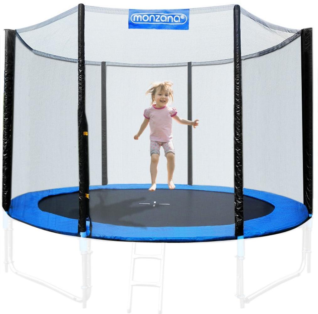 Monzana Sicherheitsnetz, geeignet für Rundtrampoline mit 244 cm Durchmesser Bild 1