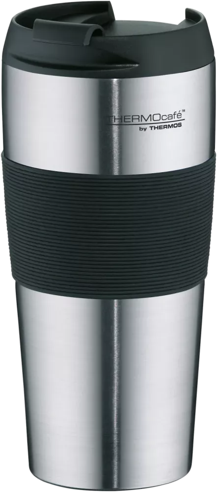 Thermos TC THERMO PRO st. steel mat 0,40l Vorteilset 1x 4056.205.040 /1 x Alfi Reinigungsbürste /1 x Alfi 20 Stück Reinigungstabletten und 4 EKM Living Trinkhalme aus Edelstahl Bild 1