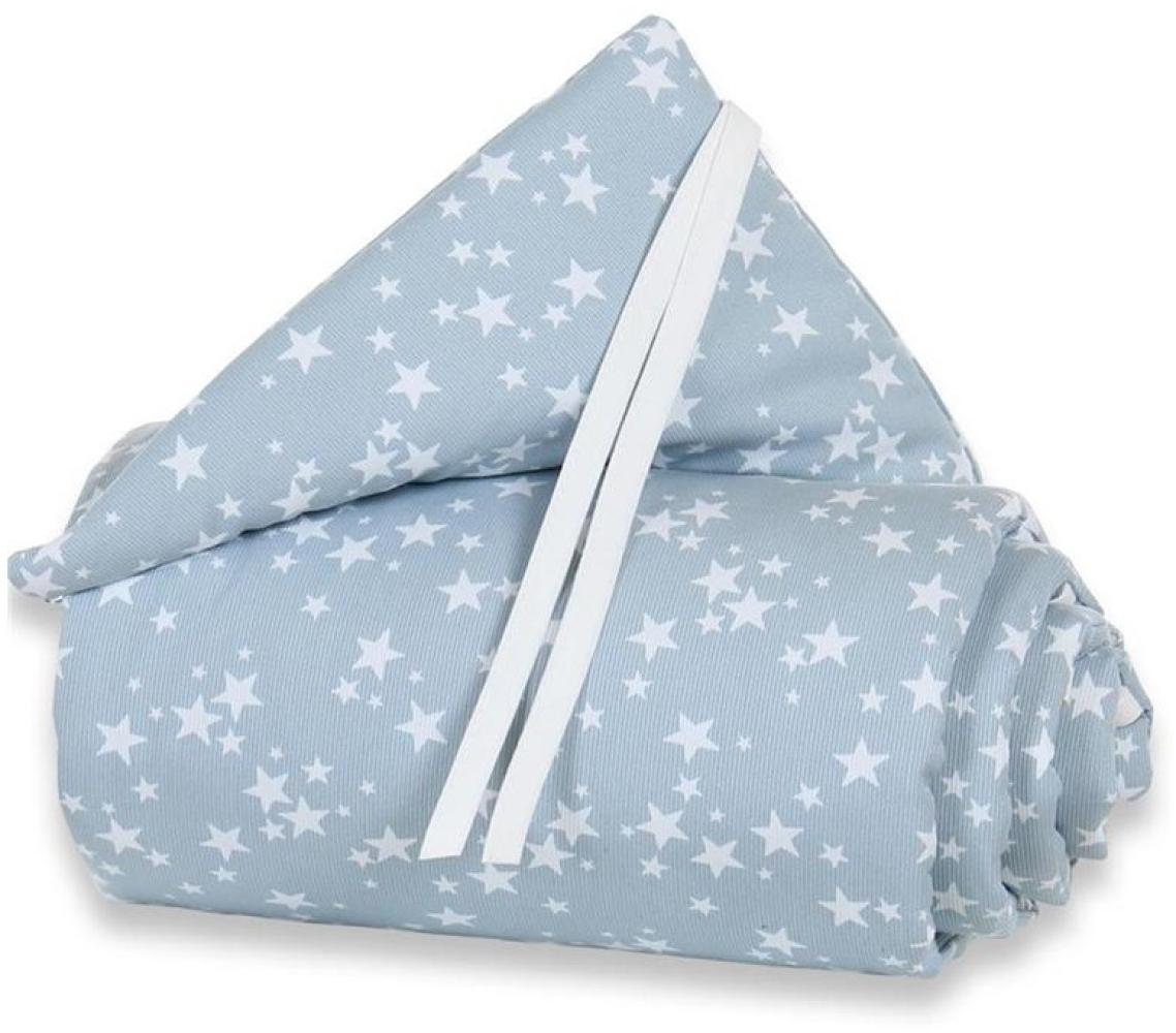 Babybay 'Piqué' Bettnestchen für Babybay Maxi und Boxspring blau/weiß, Sterne Bild 1