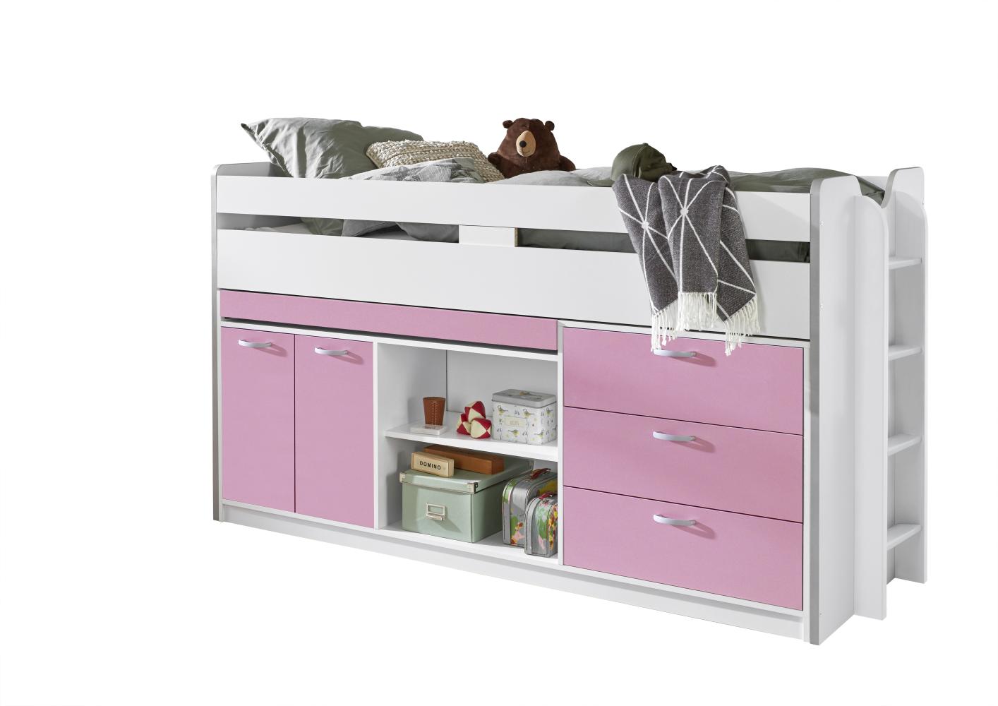 Relita Hochbett Bonny 90x200 pink Bild 1