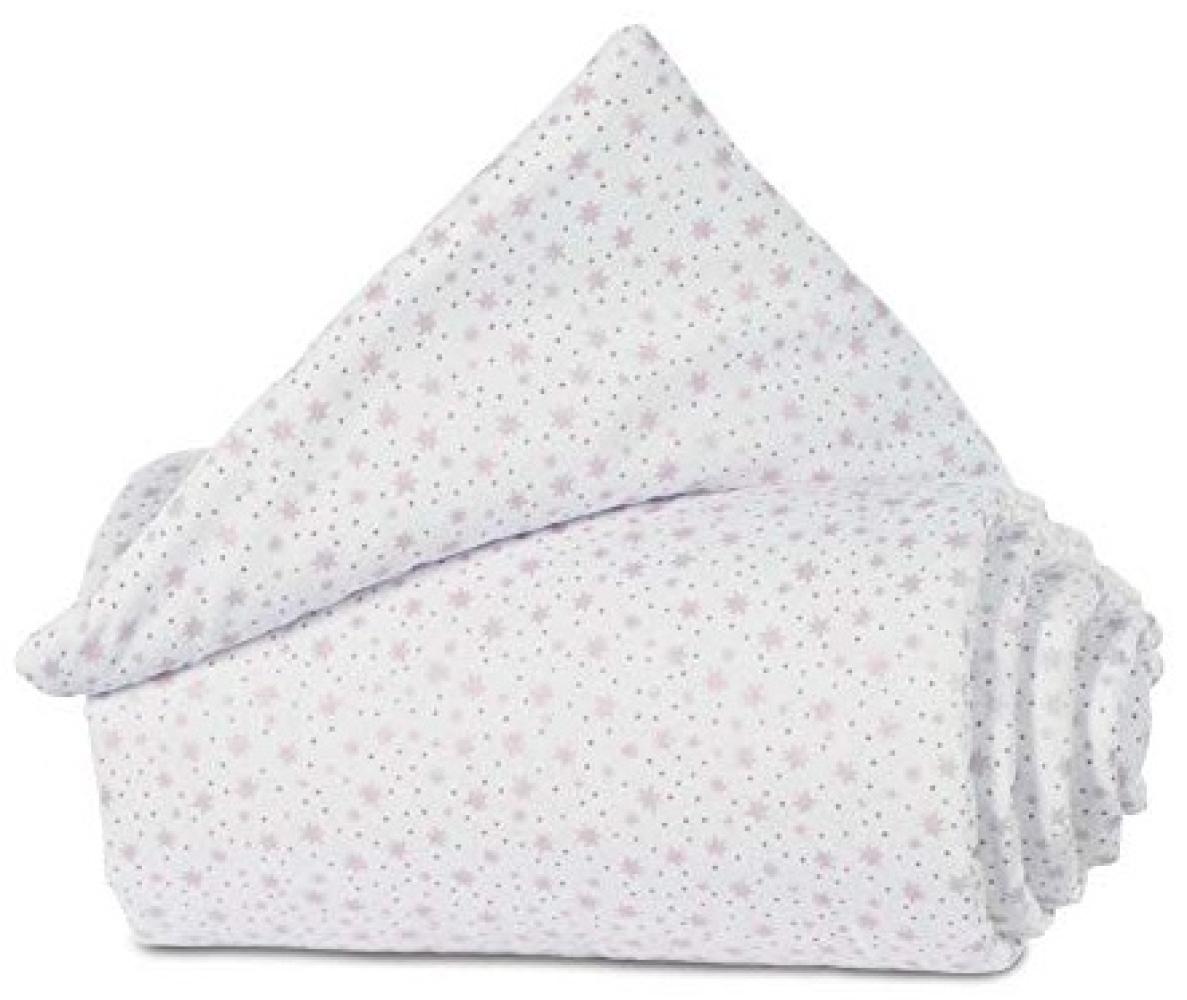 babybay Nestchen Organic Cotton passend für Modell Maxi, Boxspring und Comfort, weiß Glitzersterne r Bild 1