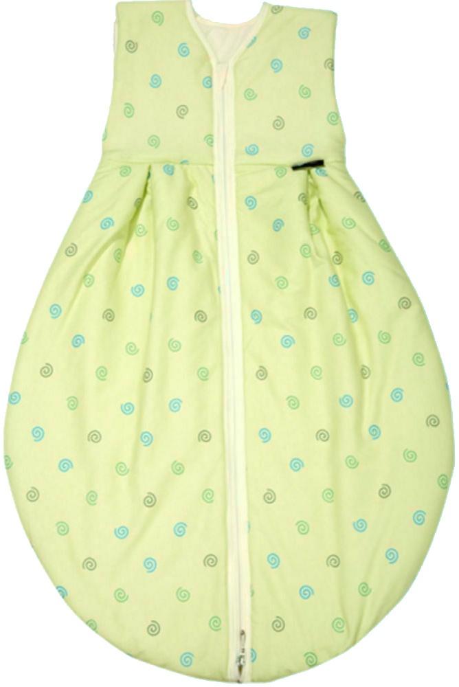 Alvi Baby-Mäxchen Schlafsack Thermo Kringel grün 70cm Bild 1