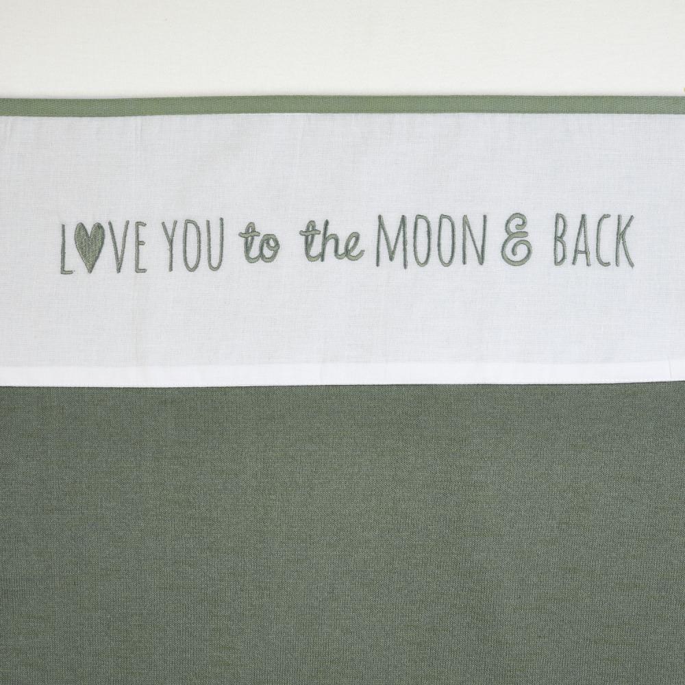 Meyco Love You To The Moon & Back Babylaken Forest Green Grün Bild 1