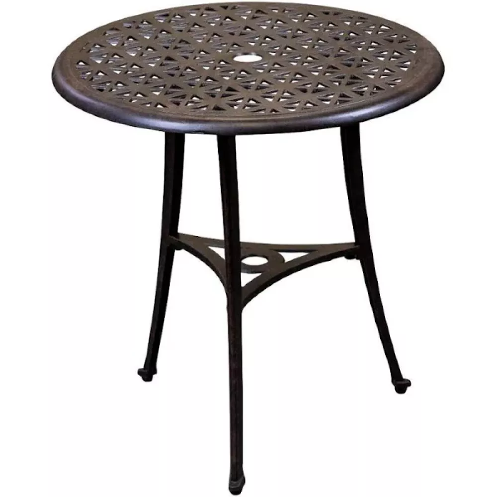 Bistro Tisch Chester Rose Aluguss (bronze) Bild 1