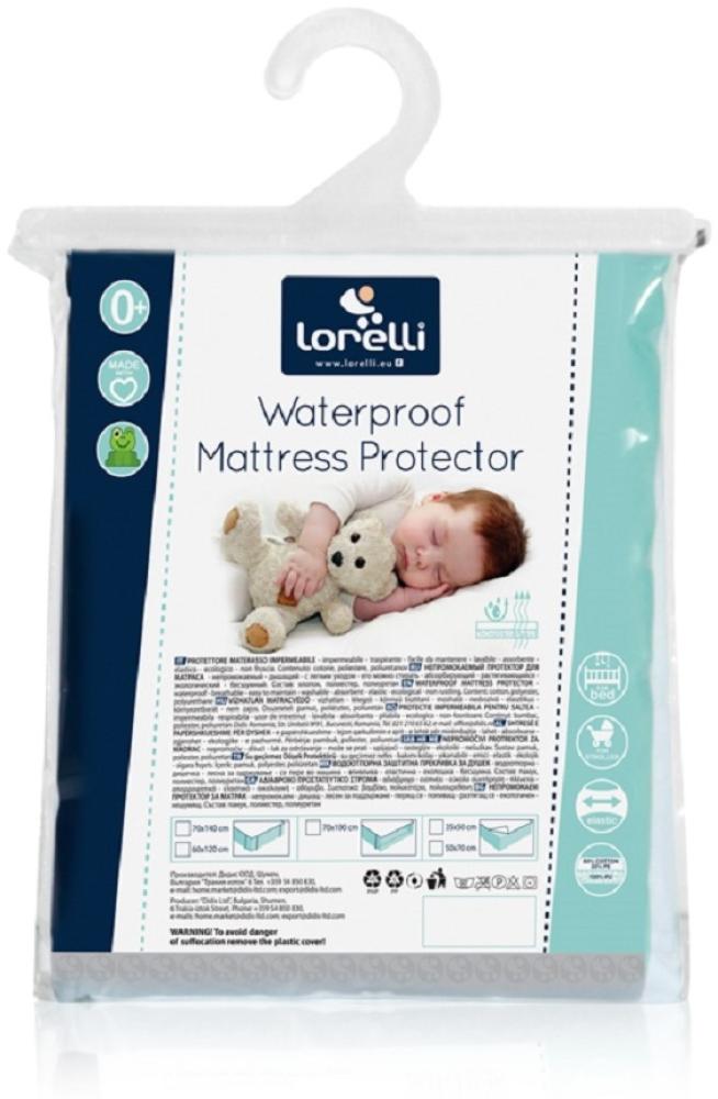 Lorelli Babybett Matratzenschoner, weiß wasserdicht 70 x 140 cm Bild 1