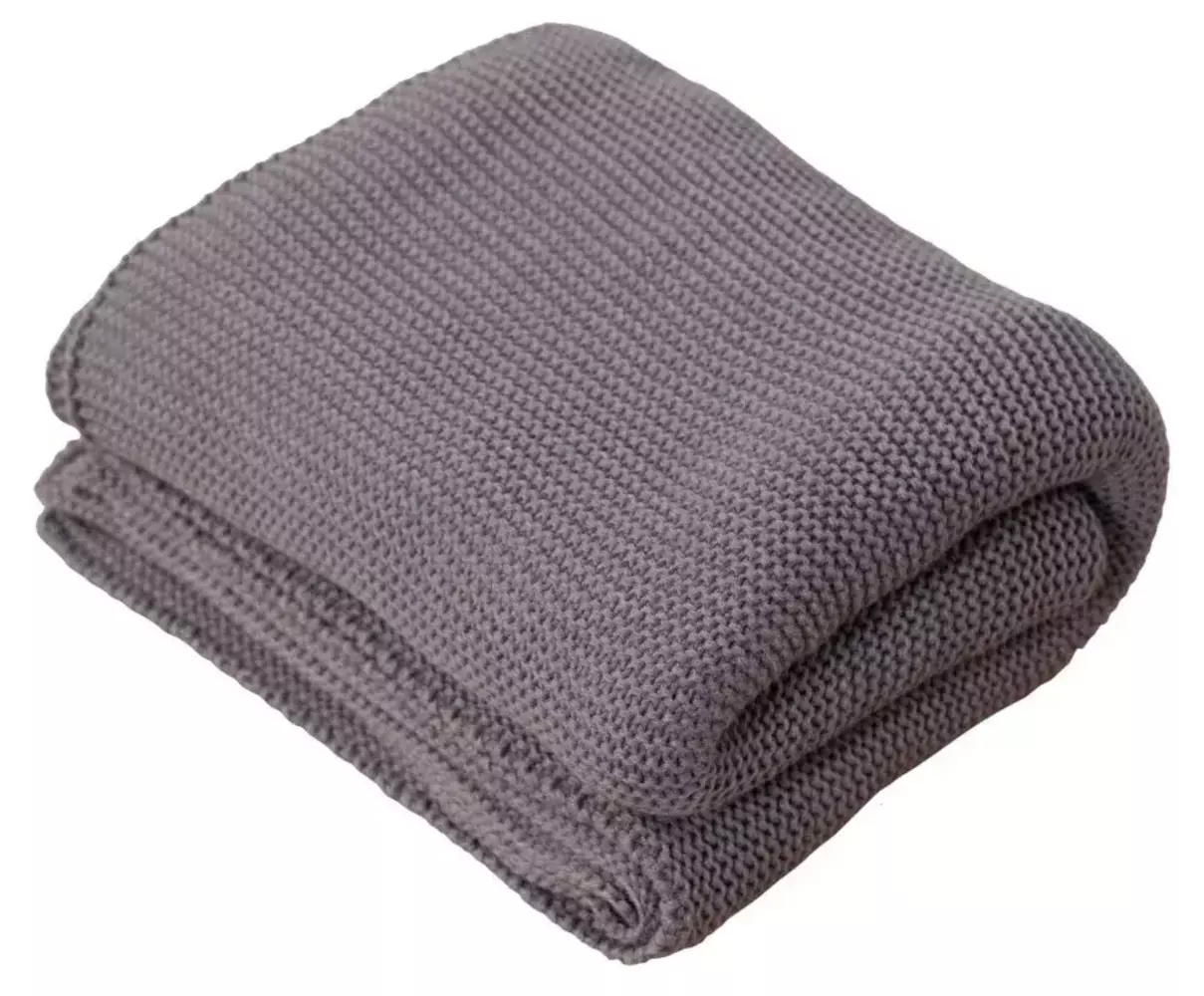Kuscheldecke grau Bild 1