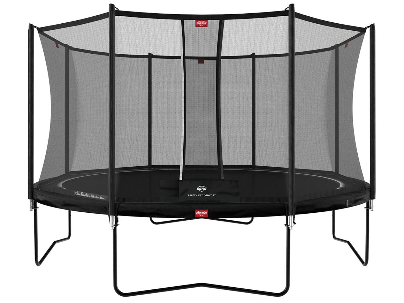 Berg 'Favorit Regular' Trampolin, 430 cm Durchmesser, ab 6 Jahren, bis 120 kg belastbar, inkl. Sicherheitsnetz 'Comfort', schwarz Bild 1