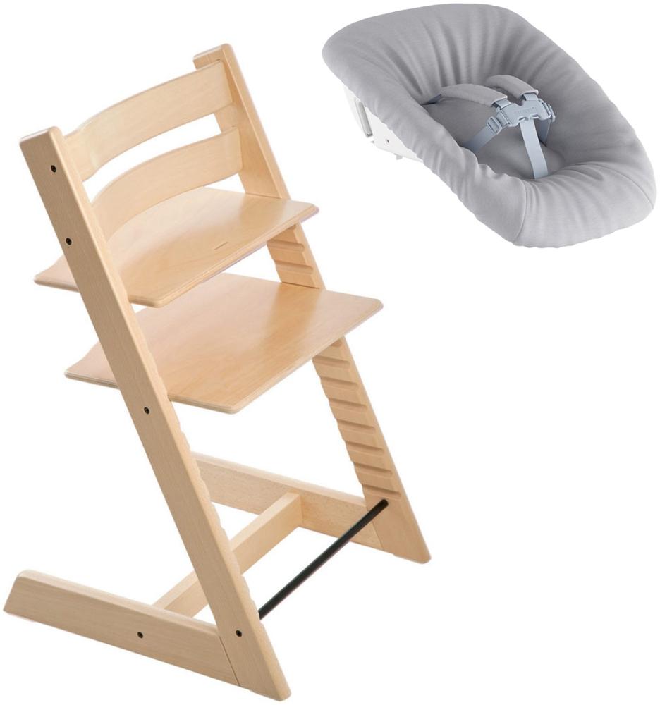 Stokke® Tripp Trapp® Natur Inkl. Newborn Set™ Holz natur Bild 1