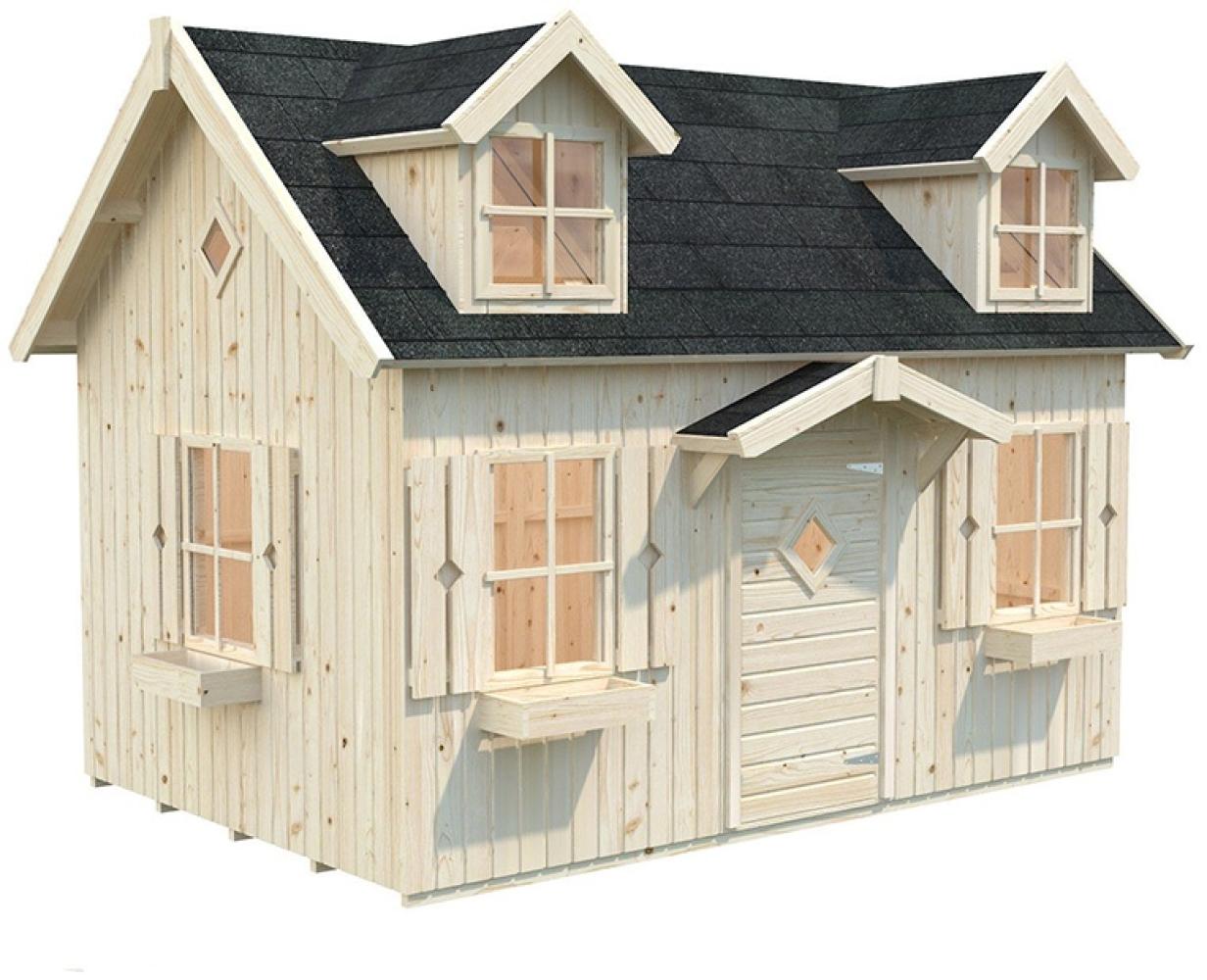 PALMAKO Spielhaus Marie naturbelassen Bild 1