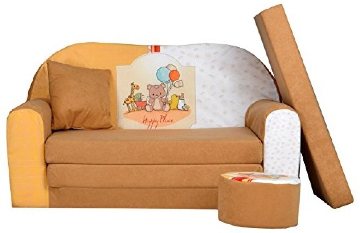 FORTISLINE 'Happy Place' Kindersofa mit Hocker Bild 1