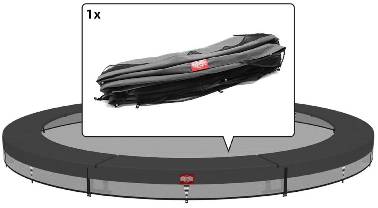 BERG Ersatzteil Schutzrand 380 cm rund grau - Favorit InGround Federabdeckung für Trampolin Bild 1