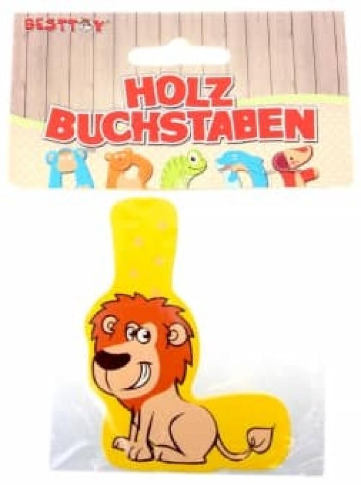 Besttoy - Holzbuchstabe - L - gelb Bild 1