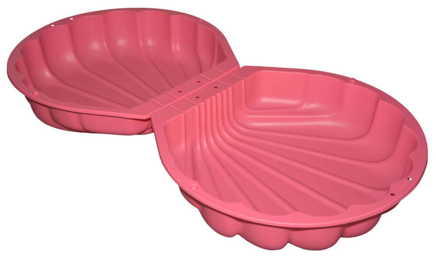 BIG 'Sand- / Watershell' Sandkasten / Planschbecken, 88 x 88 x 21 cm, ab 1,5 Jahren, pink Bild 1