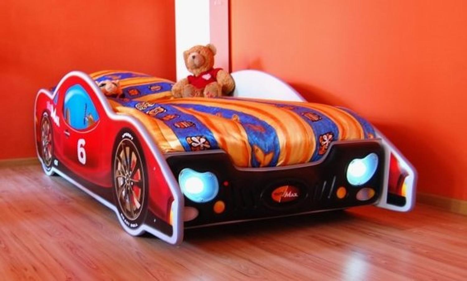 Bett mit Matratze Kinderbett Jugendbett Auto Bett Betten MINI MAX Bild 1