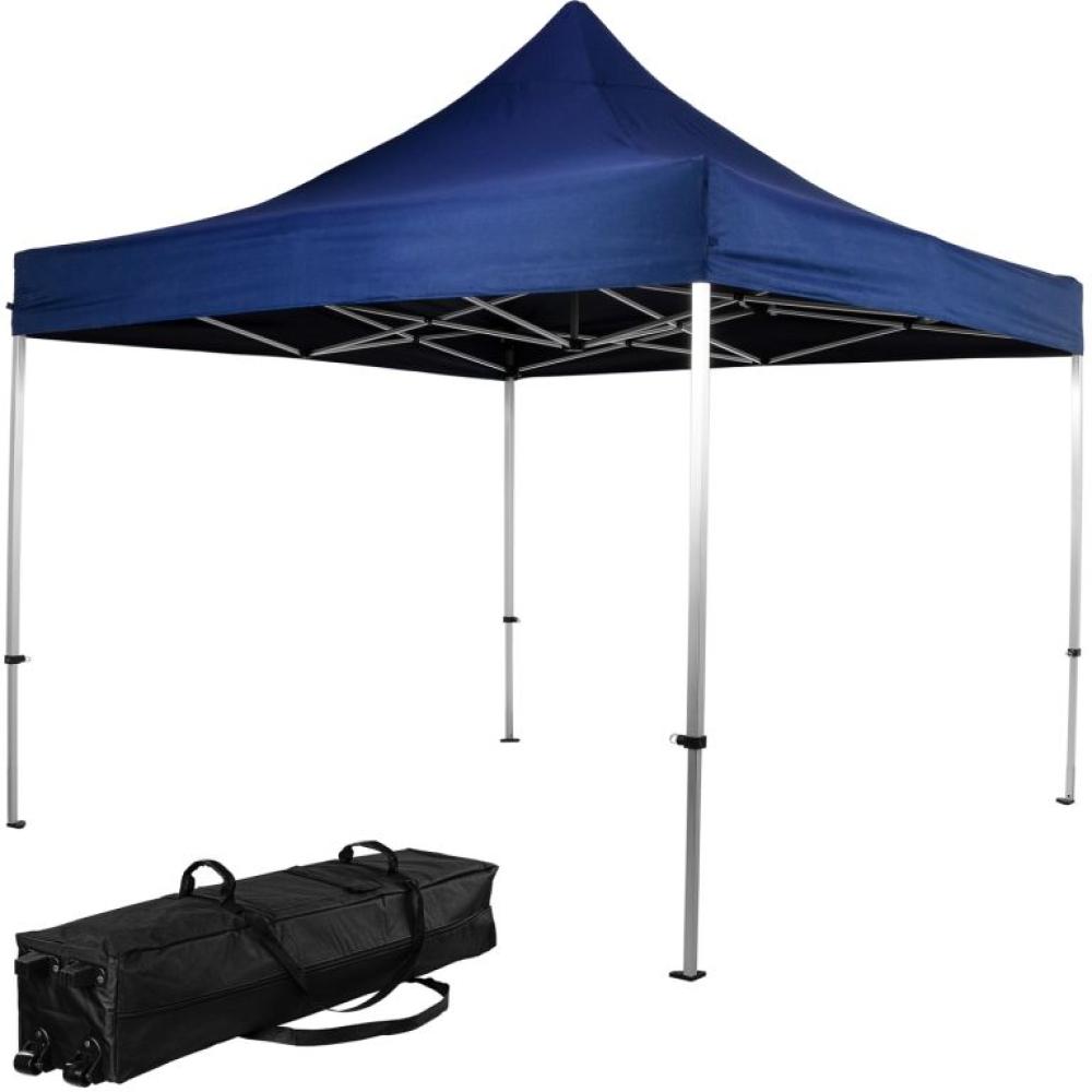 INSTENT Faltpavillon "PRO" 3x3,Trolley, Alu, blau Bild 1