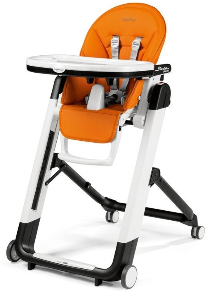 Peg Perego 'Siesta Follow Me' Hochstuhl Arancia (Lederimitat) Bild 1