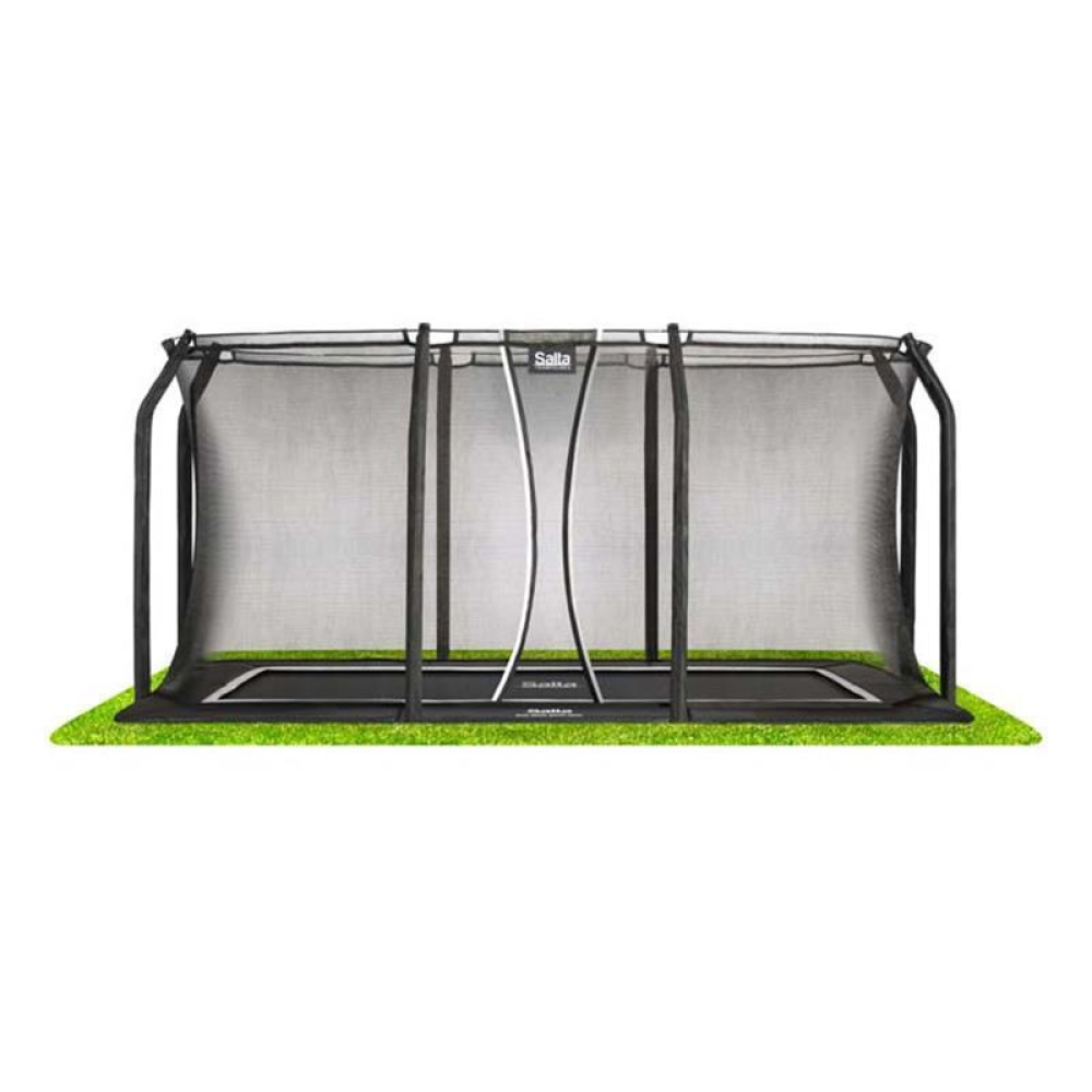 SALTA Bodentrampolin Royal Base Ground Sports 244x396 cm Netz schwarz Bild 1