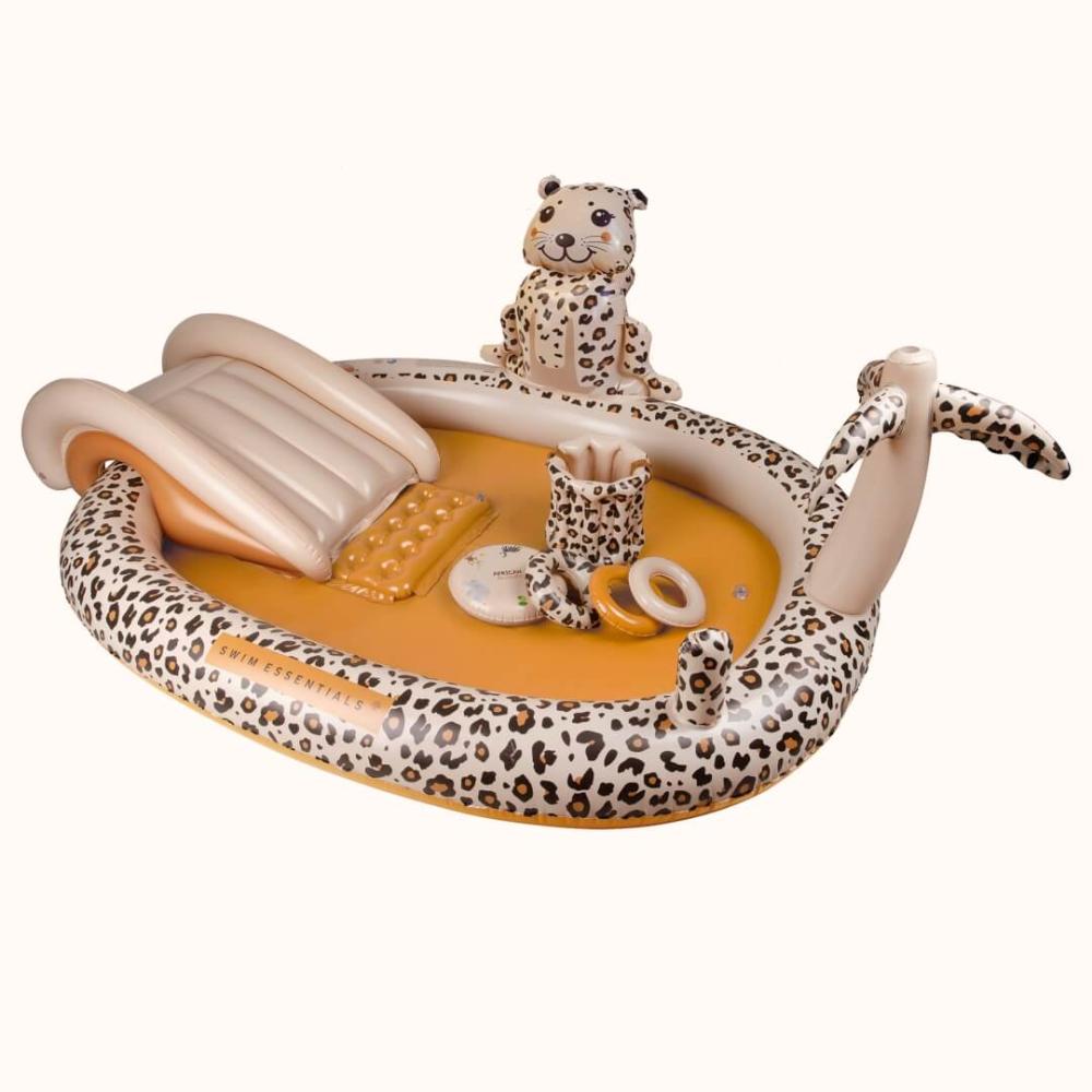 Kinderpool Leopard Beige mit Zubehör Bild 1