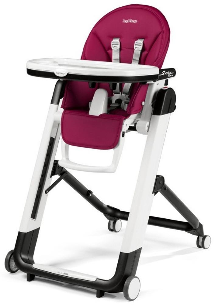 Peg Perego 'Siesta Follow Me' Hochstuhl Berry (Lederimitat) Bild 1