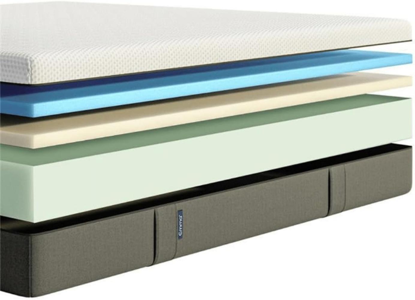 EMMA® 25 Schaum Matratze 120x200 cm | Atmungsaktiv & Ideale Anpassung Mit Airgocell Technologie & Memory Schaum Bild 1