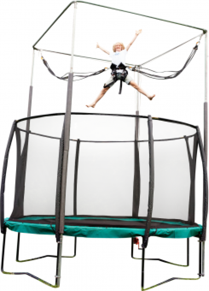 JumpXFun 'Bungee Sprunggestell für Trampolin', ab 6 Jahren, für Trampoline mit den Maßen 3 - 4,8 m, bis 60 kg belastbar Bild 1