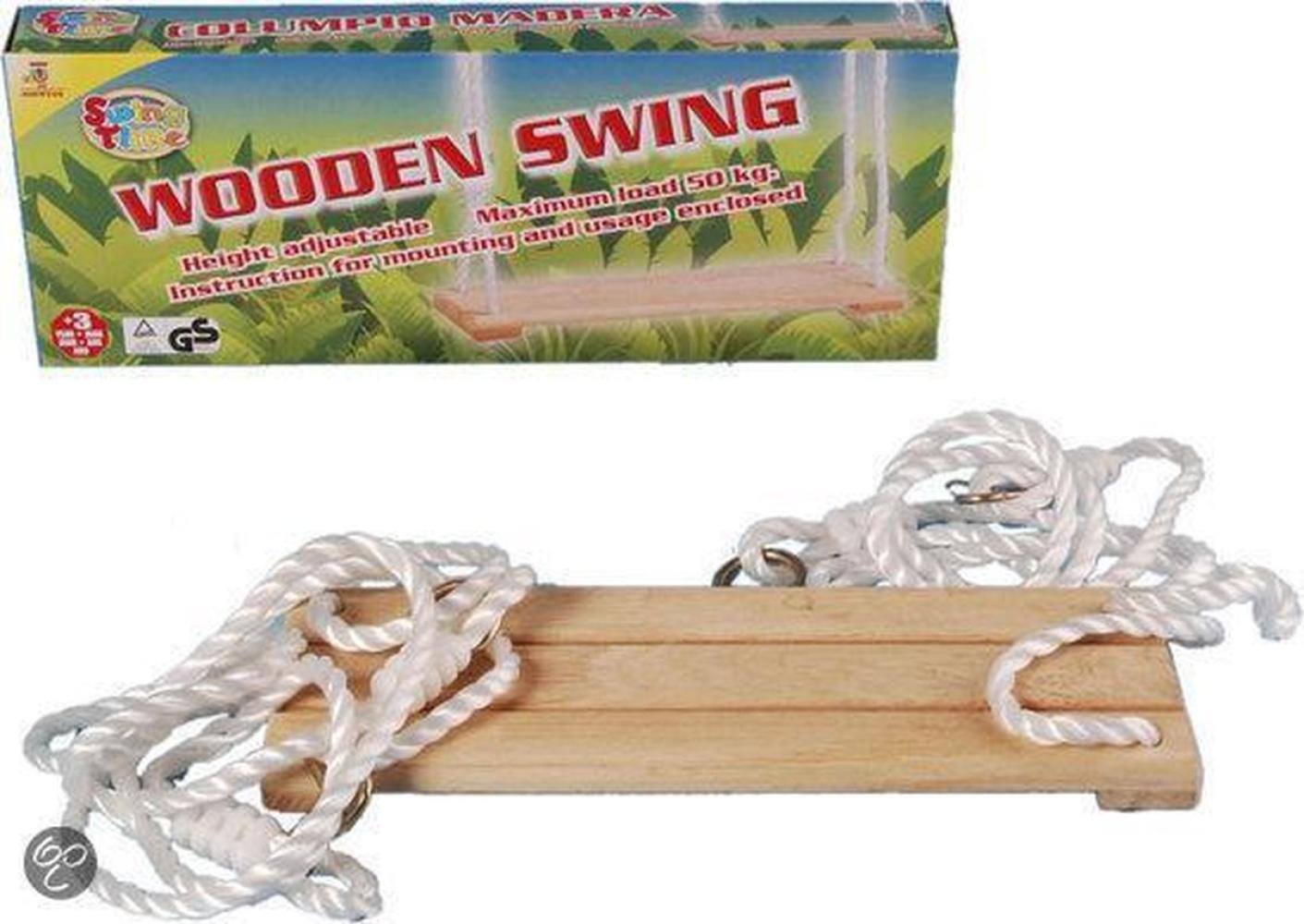 Johntoy 29311 Swing time Holz Schaukel für Kinder Bild 1