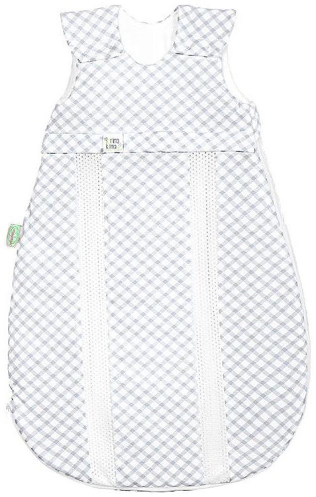 ODENWÄLDER BABYNEST Primaklima Jersey-Schlafsack Check Gr. 70, Light Grey 1473-1/2035 Gr. 70 Bild 1