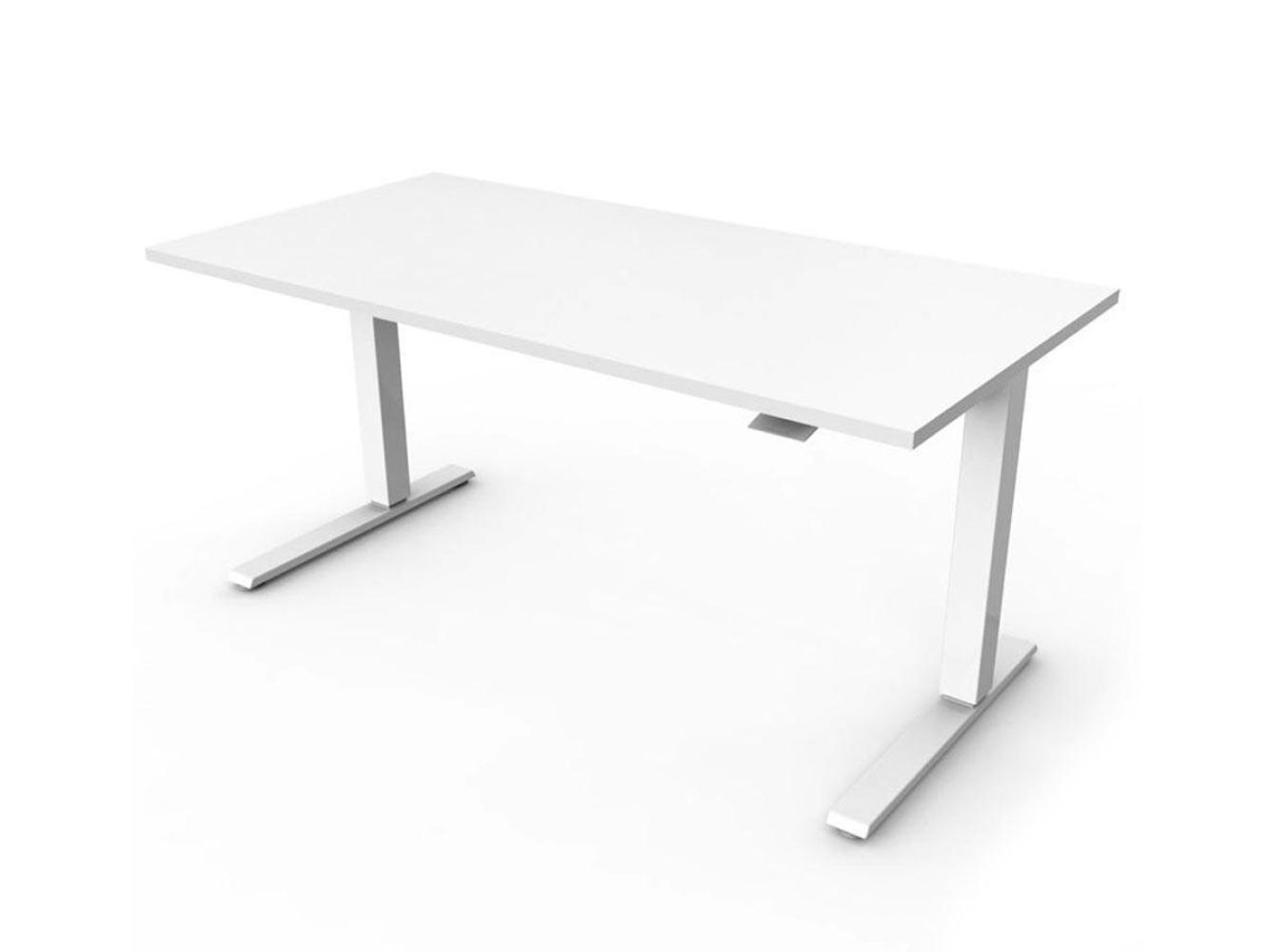 Humanscale 'Float' Schreibtisch, weiß, 65-113 x 74 x 145 cm Bild 1