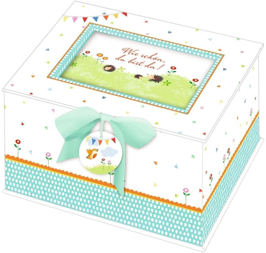 Baby-Schatzkästchen Wie schön,du bist da! (Aufbewahrungsbox) Bild 1