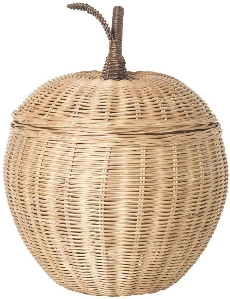 Ferm Living 'Apfel' Aufbewahrungskorb Rattan klein Bild 1