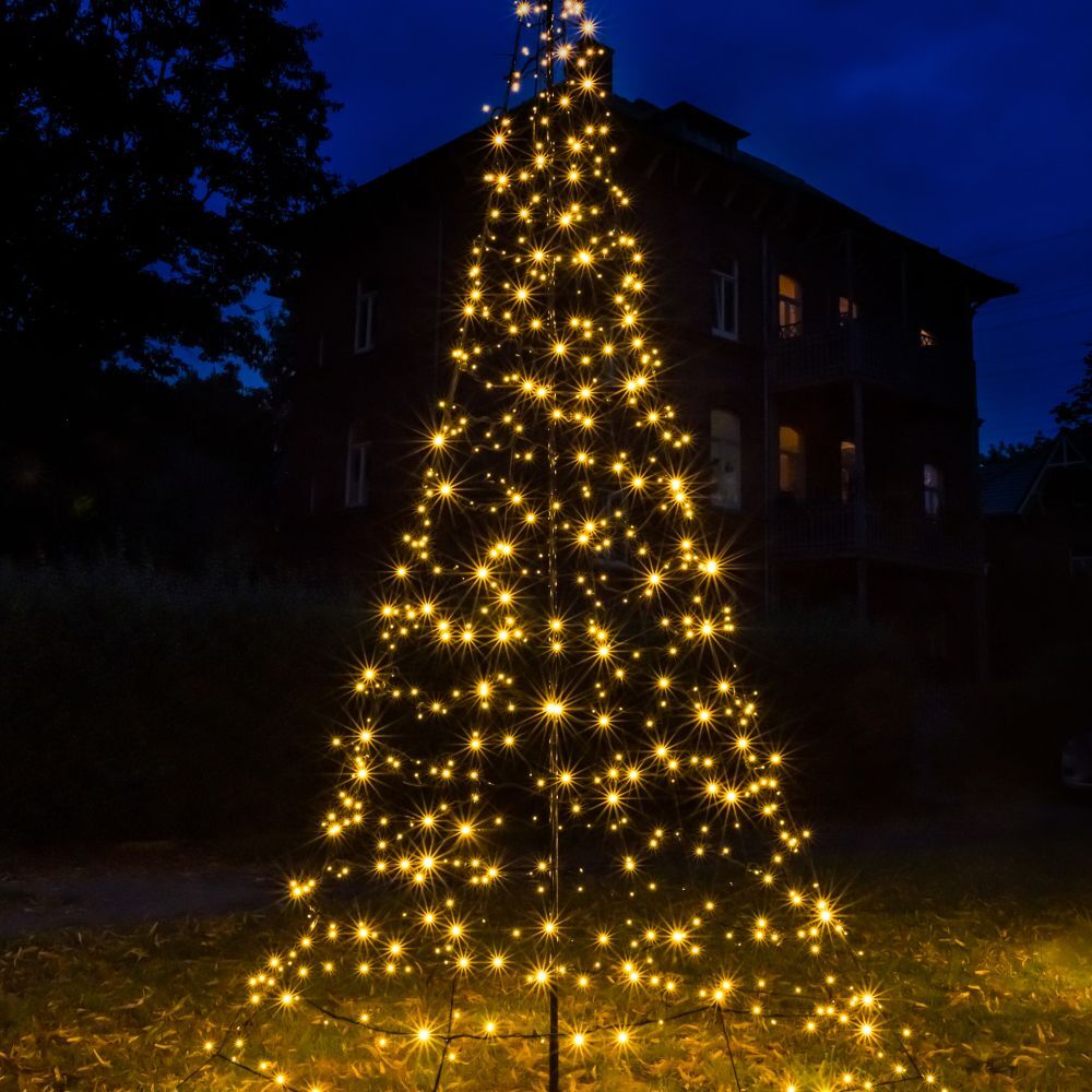 FHS LED Tannenbaum Galaxy, warmweiße LED, mit Aufstellmast, 400 cm Bild 1