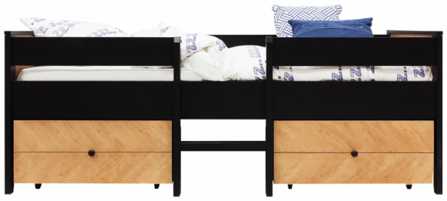 Bopita Job Kompaktbett Vintage Honey Holz honig - Material: Kiefer - Babypark. de Bild 1