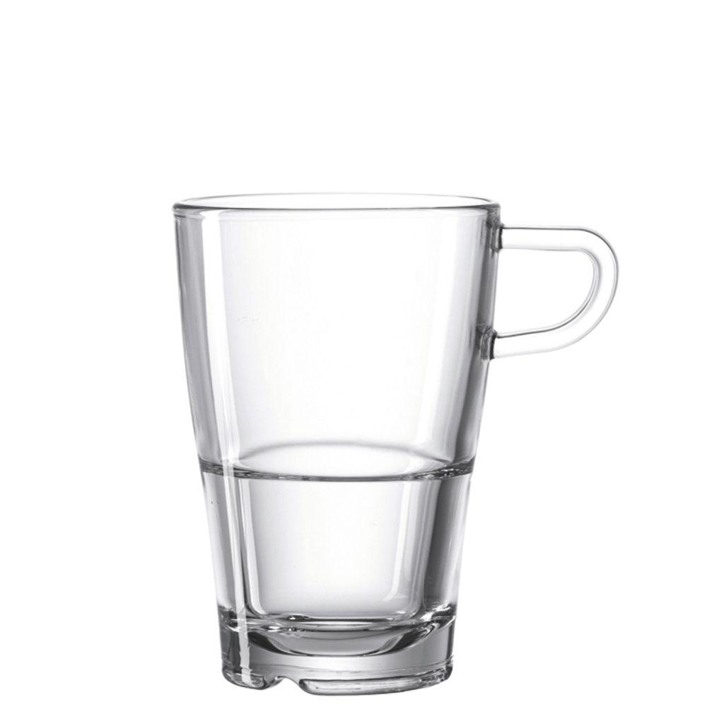 Leonardo Senso Latte Macchiato Becher, Kaffeetasse, Kaffee Tasse, Glas, 230 ml, 24014 Bild 1