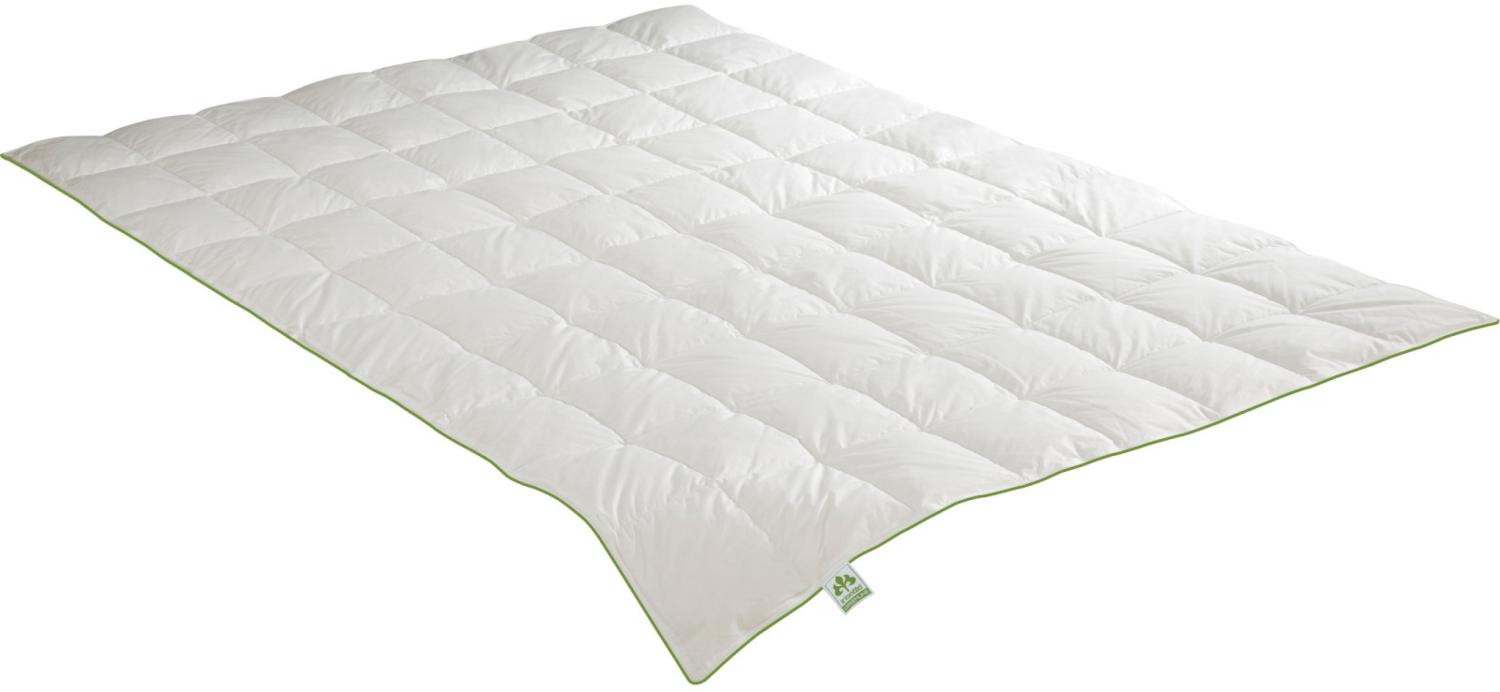 IRISETTE Greenline Daunensteppbett Ultra Leicht Größe 200x200 cm Sommerdecke Bild 1