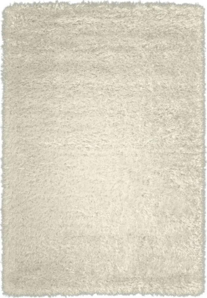 Hochflorteppich GLOSSY 80 x 150 cm beige Bild 1