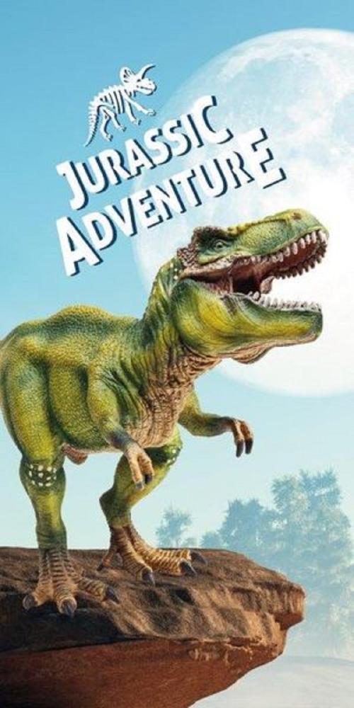 Jurassic Adventure Duschtuch Badetuch Handtuch Strandtuch 70x140 cm Bild 1