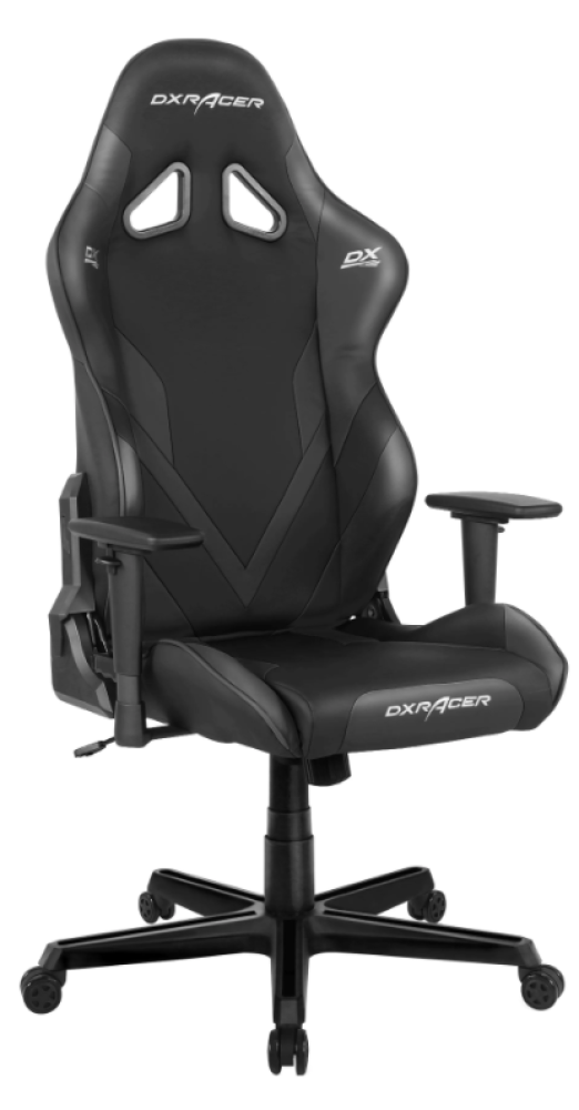 Racer Modell GD, DXRacer-Gaming Stuhl, OH-GD001-N, Kunstleder schwarz, 131 x 56 x 70 cm Bild 1